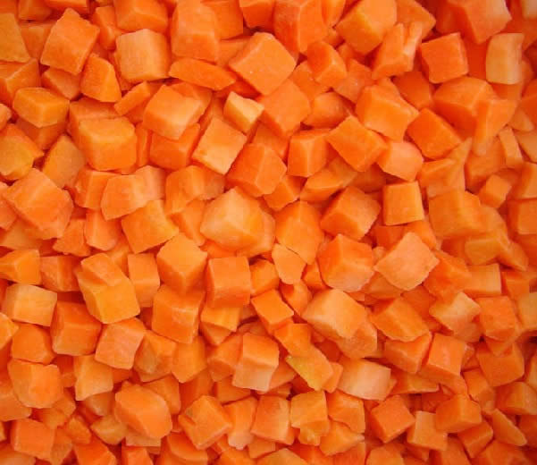 iQF carrots dices