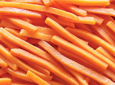 IQF carrots strips